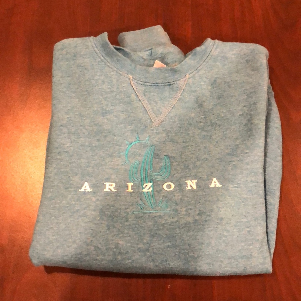 Blue sweatshirt